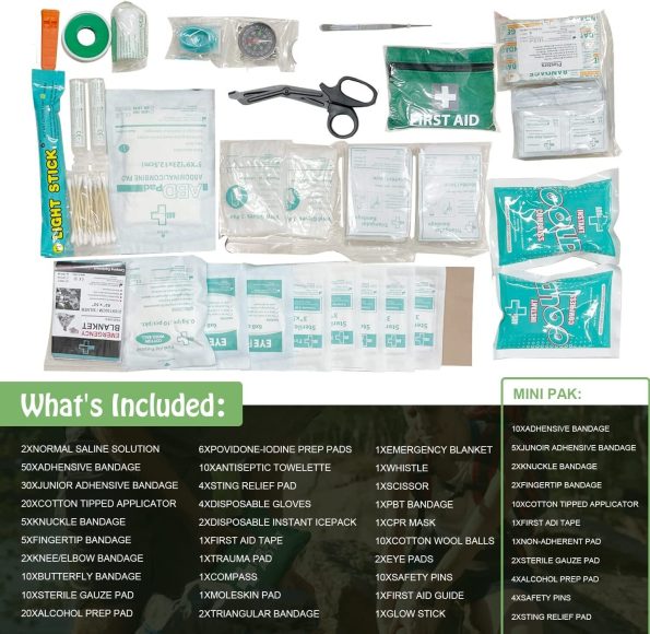 3x 258pcs Premium First Aid Kit Medical Travel Set Emergency Family Safety - Image 5