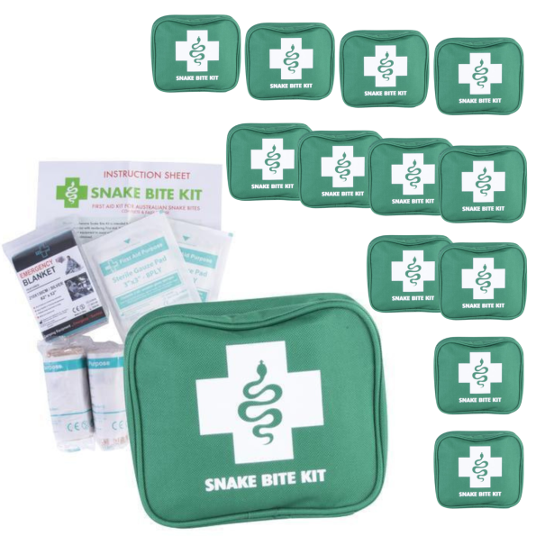 12x 9 Piece Australian Snake Bite First Aid Kit Camping Hiking Travel - Image 2