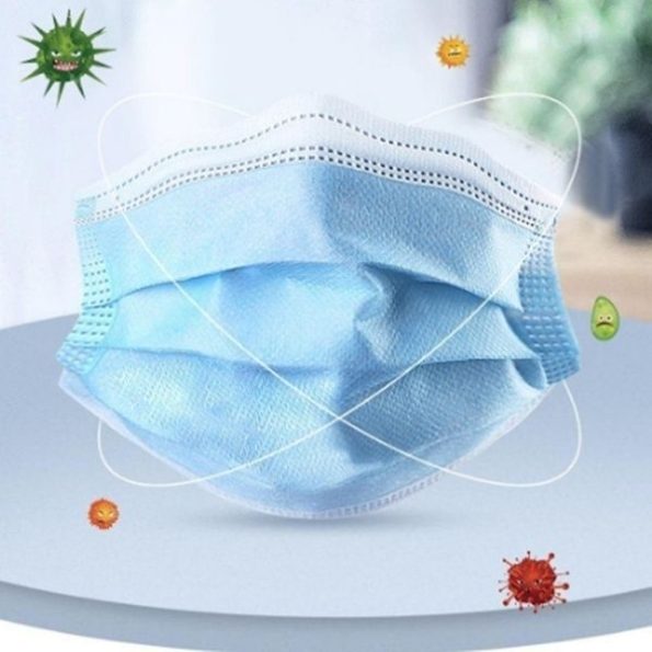 100x Disposable SURGICAL MASKS Face Guard Dust Mouth 3 Ply Air Purifying - Image 5