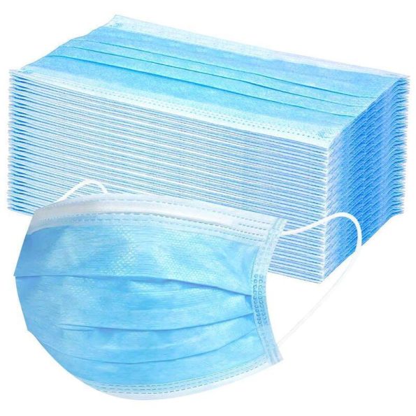 50x CE CERTIFIED Disposable SURGICAL MASKS Face Guard Dust Mouth 3 Ply Air Purifying - Image 5