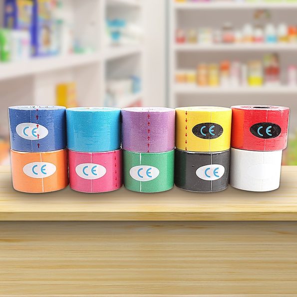 10x 5Mx5CM of Waterproof Kinesiology Sports Tape - Image 5