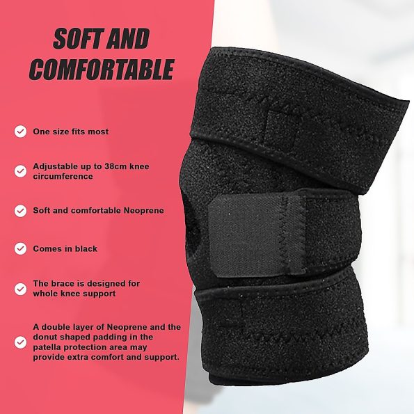 Fully Flexible Adjustable Knee Support Brace - Image 10