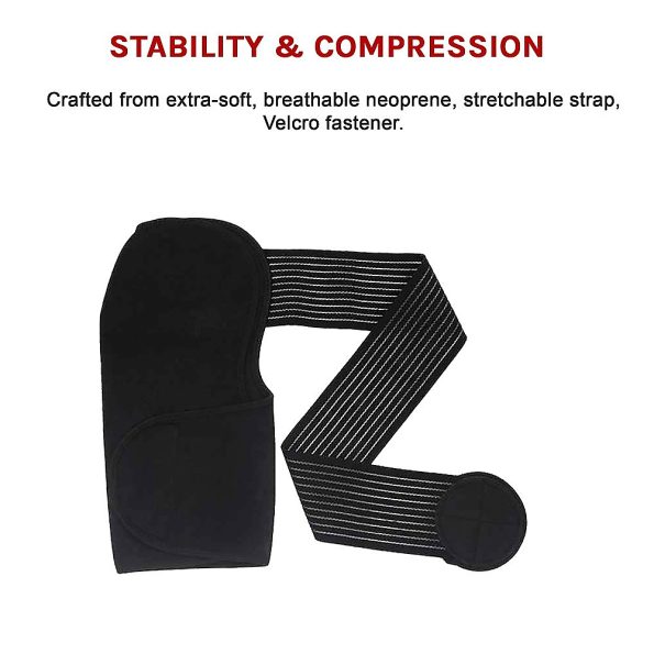 Adjustable Shoulder Support Brace Strap Compression Bandage Wrap - Image 11