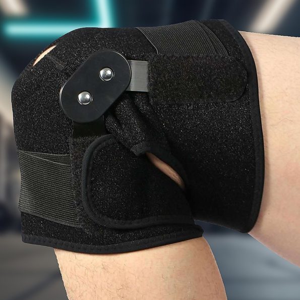 Hinged Full Knee Support Brace Protection Arthritis Injury Sports - Image 5