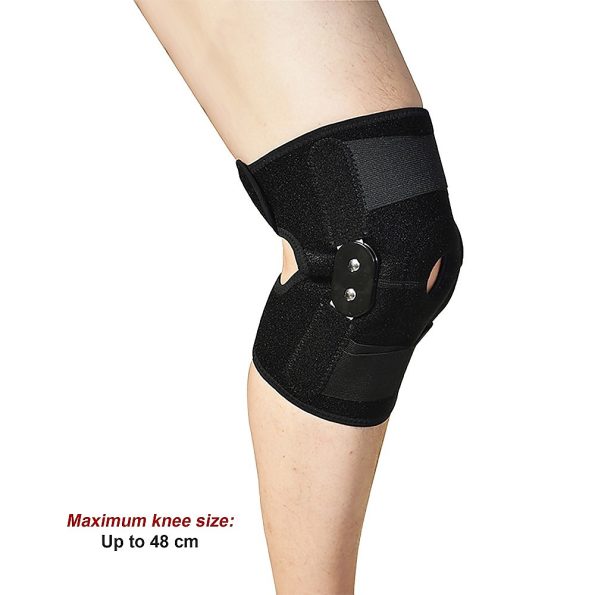Hinged Full Knee Support Brace Protection Arthritis Injury Sports - Image 12