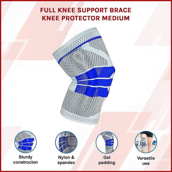 Full Knee Support Brace Knee Protector Medium - Image 3