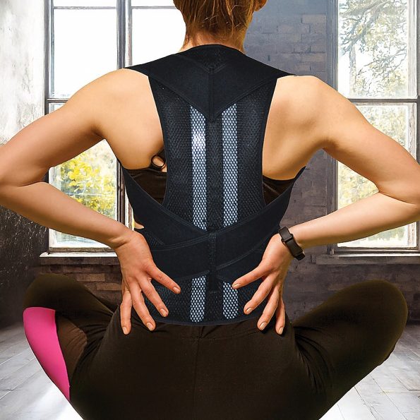 Lower Back Brace Unisex Posture Corrector Lumbar Support - Large - Image 2