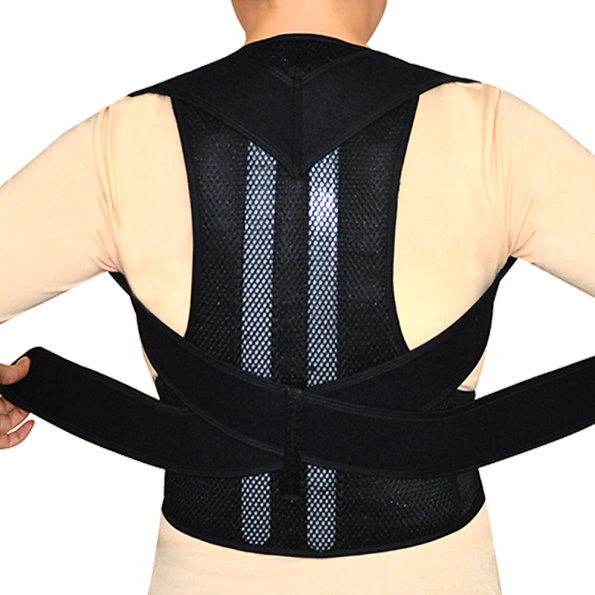 Lower Back Brace Unisex Posture Corrector Lumbar Support - Large - Image 4