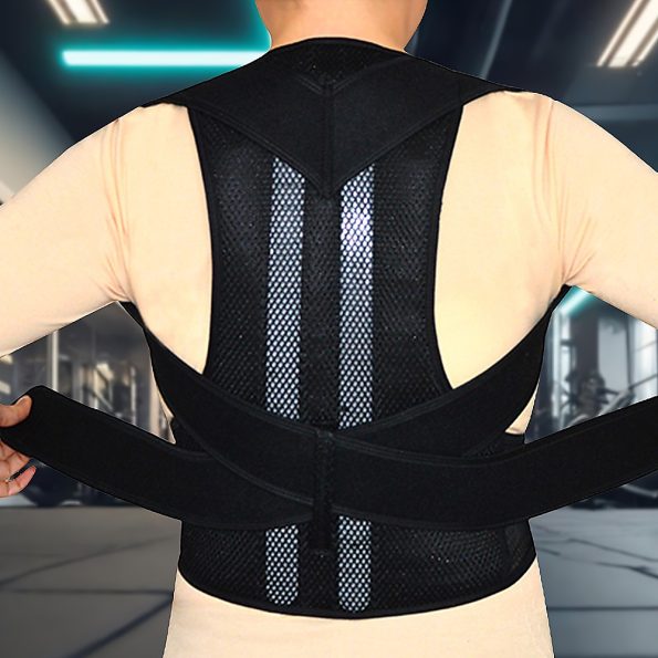Lower Back Brace Unisex Posture Corrector Lumbar Support - Large - Image 6