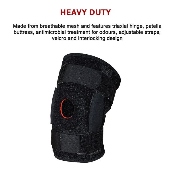 Hinged Knee Brace Support ~ ACL MCL ligament Runner's Knee - Image 11