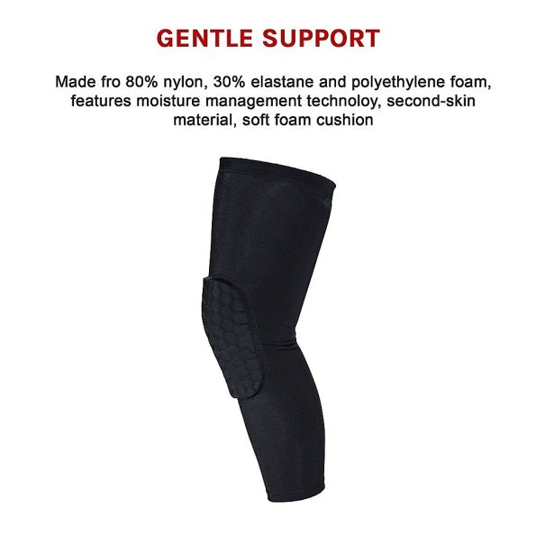 Knee Sleeve Guard Support Brace Sport Compression Calf Running - Image 11