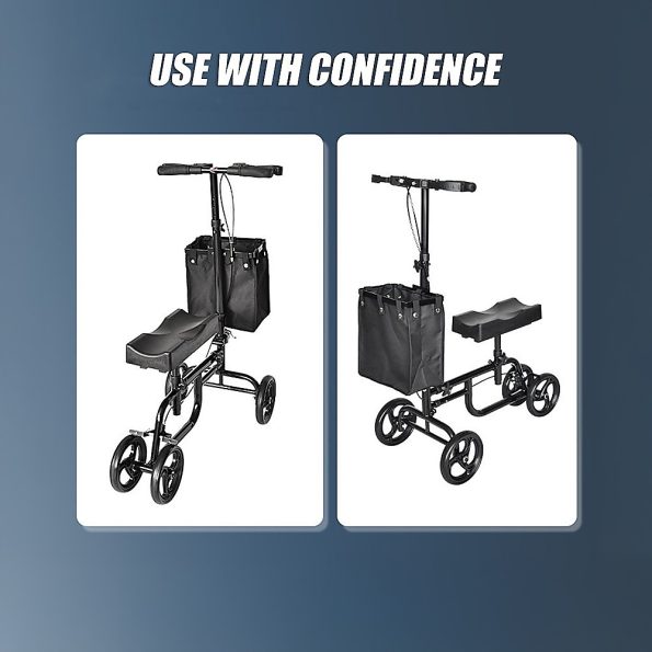 Knee Walker Scooter Mobility Alternative Crutches Wheelchair Portable - Image 7