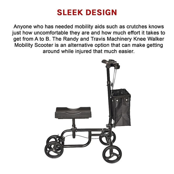 Knee Walker Scooter Mobility Alternative Crutches Wheelchair Portable - Image 11