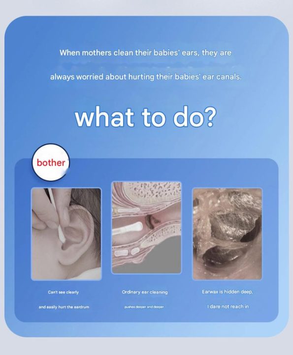 Electric Ear Wax Suction Cleaner - 3 Modes| LED Light| 5 Soft Tips(white) - Image 4