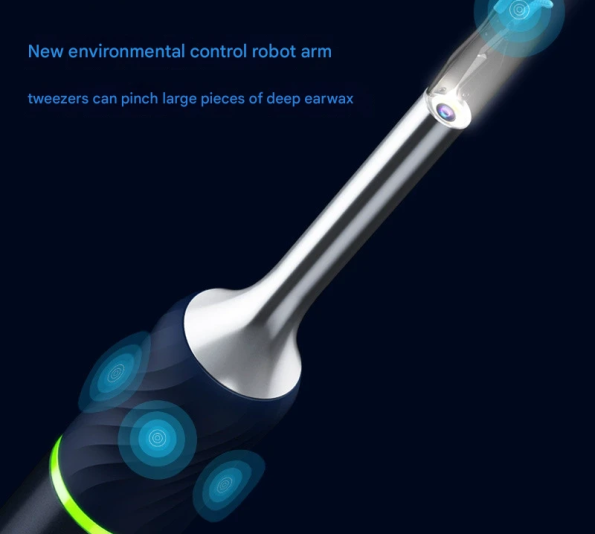 Smart Visual Ear Cleaner with HD Endoscope & Precision Tweezers - Safe for Adults & Children(Dark blue) - Image 2