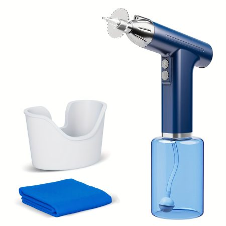 Rechargeable Electric Ear Wax Removal Kit - 3 Pressure Modes| LED Light & 90-Day Battery Life(blue)