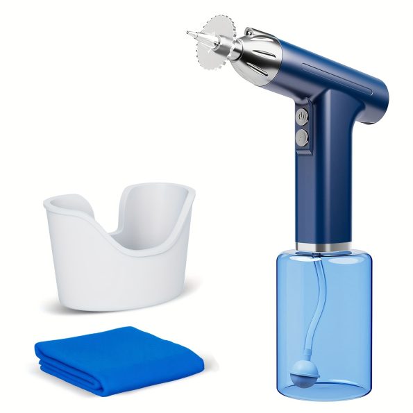 Rechargeable Electric Ear Wax Removal Kit - 3 Pressure Modes| LED Light & 90-Day Battery Life(blue)