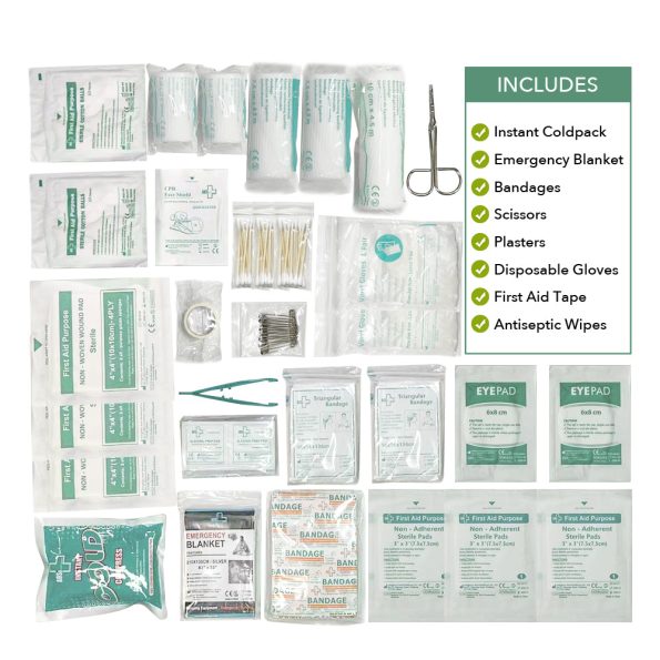 210Pcs Approval Deluxe Medical First Aid Kit - Image 4
