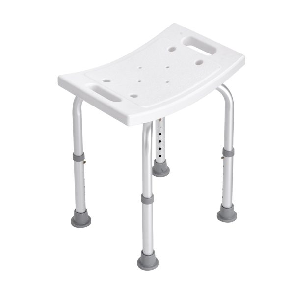 VEVOR Shower Chair| Adjustable Height Shower Stool with Built-in Handles| Shower Seat for Inside Shower or Tub| Non-Slip Bench Bathtub Stool Seat for Elderly Disabled Handicap| 158.8 kg Capacity - Image 11