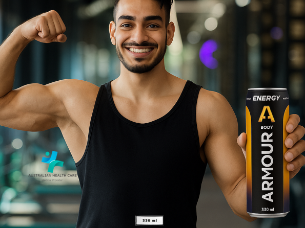 Body Armour Energy Energy Can – PassionFruit + Orange 330ml (24 Cans)