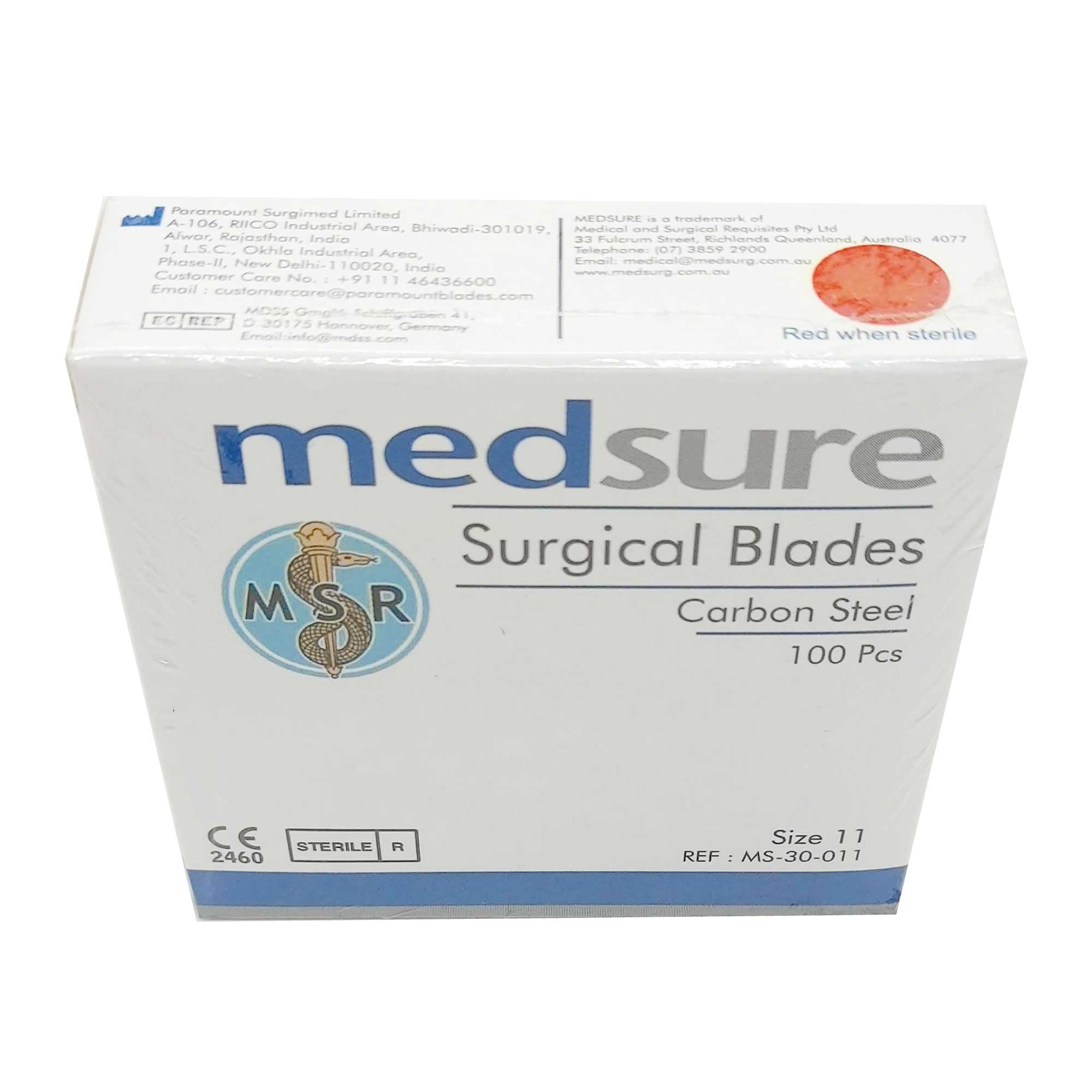 100 Surgical Scalpel Blades Size 11 Sterile Carbon Steel Disposable Sealed - Image 5