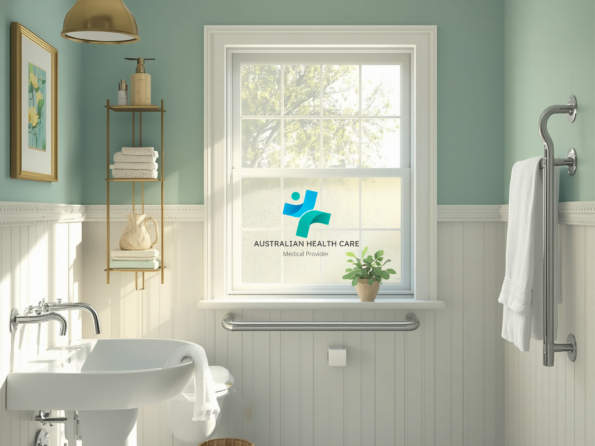 Bathroom medical equipment with a cushioned toilet seat and urinary bottle for safer home care.