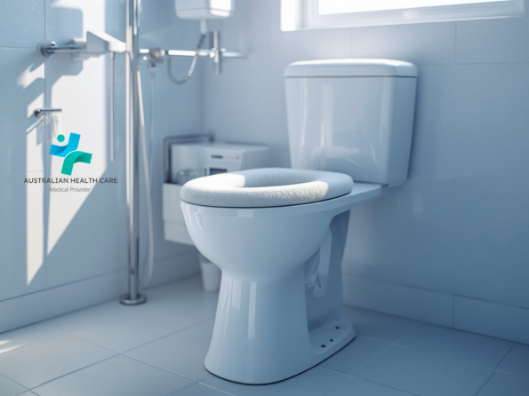 bathroom medical equipment health care supplies , urinary bottle , soft toilet seat cushion, toilet seat pillow, cushion toilet seat , cushioned toilet seat , Australian Health Care, australian health supplies , home health supplies