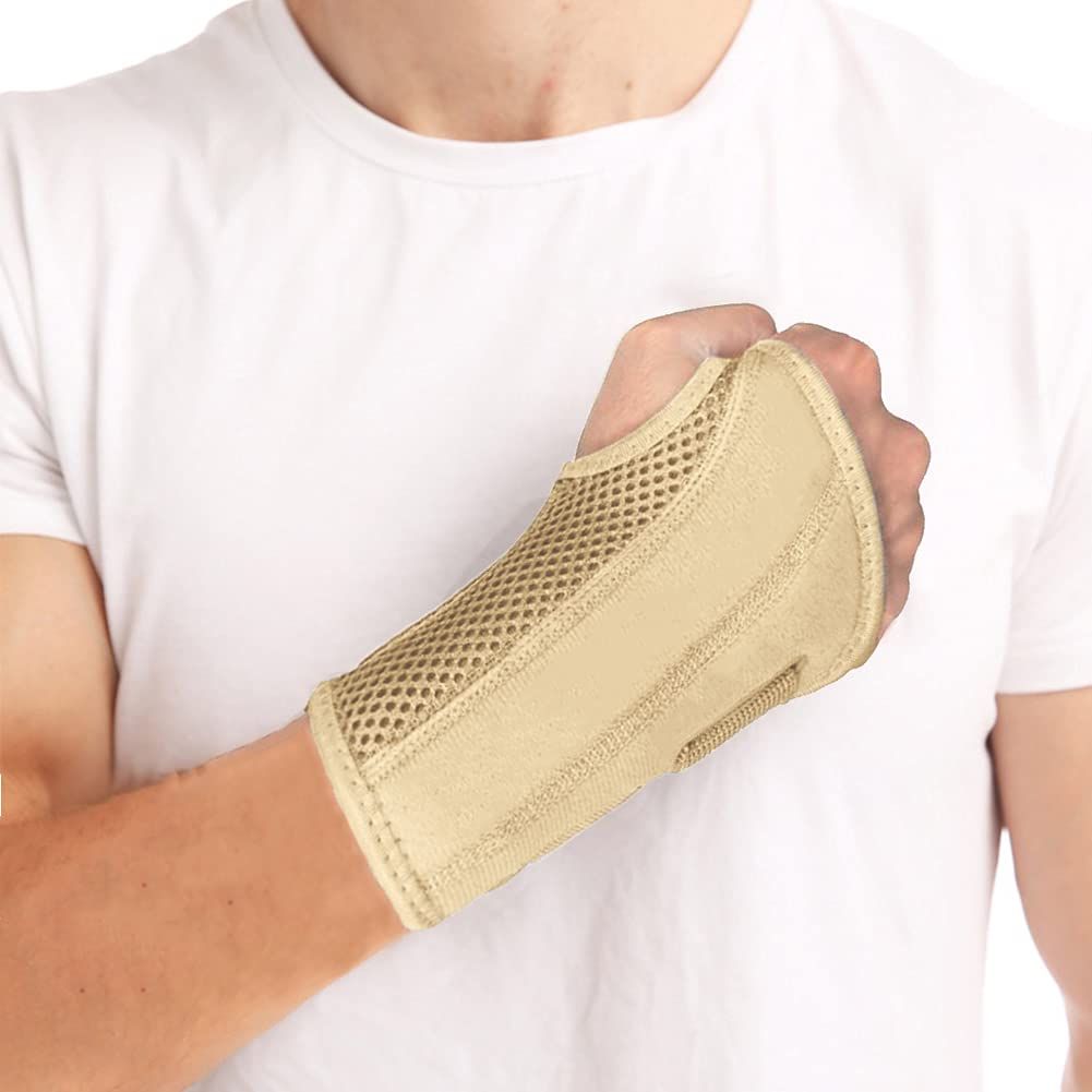 Wrist Brace Carpal Tunnel Right Left Hand for Men Women, Night Wrist Sleep Supports Splints Arm Stabilizer with Compression-2pcs - Image 3