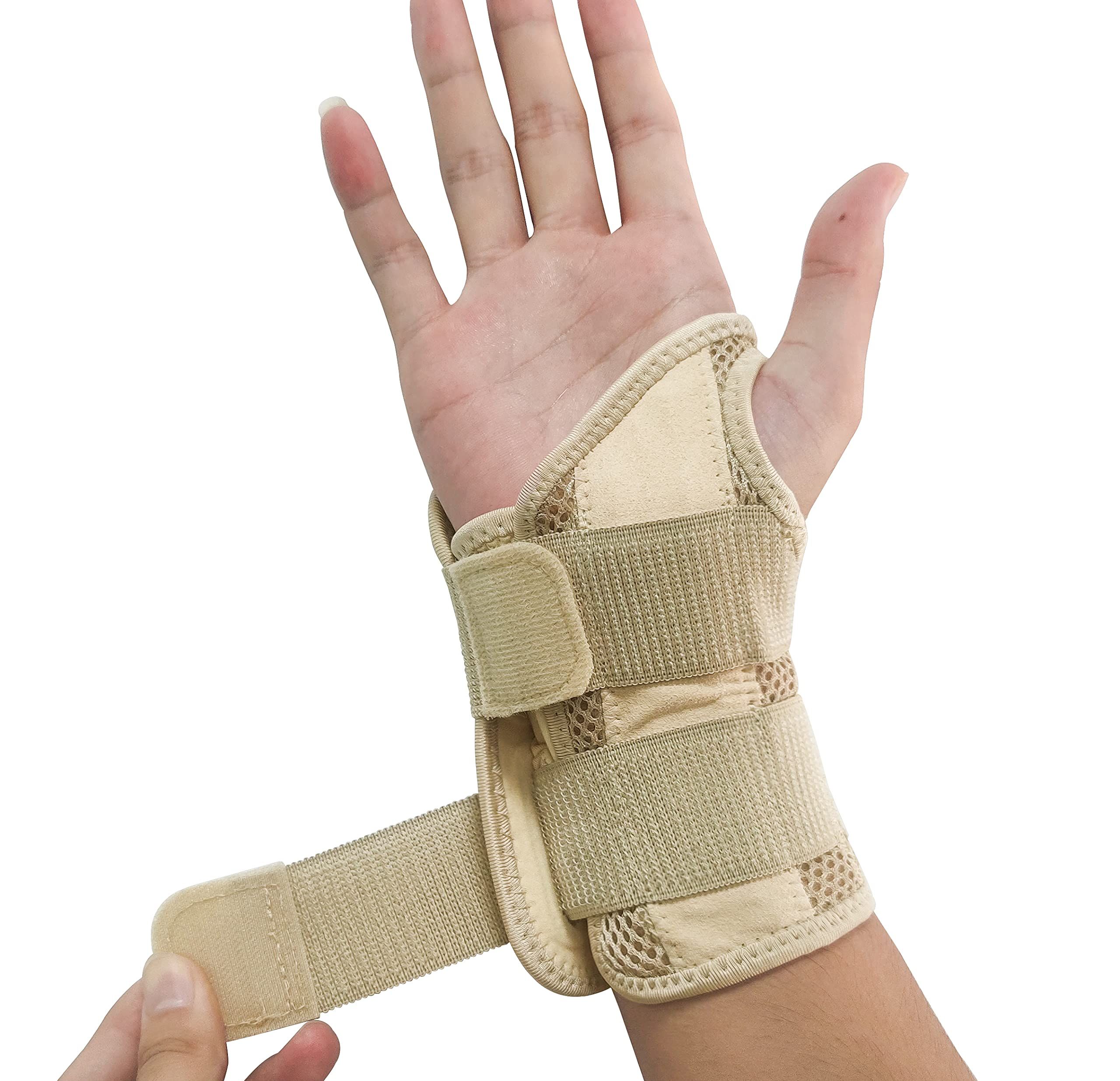 Wrist Brace Carpal Tunnel Right Left Hand for Men Women, Night Wrist Sleep Supports Splints Arm Stabilizer with Compression-2pcs - Image 5