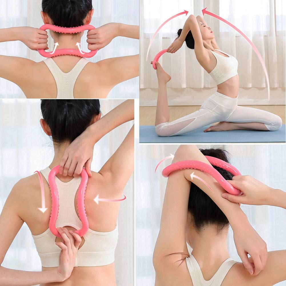 Pilates training ring for back and leg pain, home exercise, gym fitness, soft exercise, stretching - Image 5