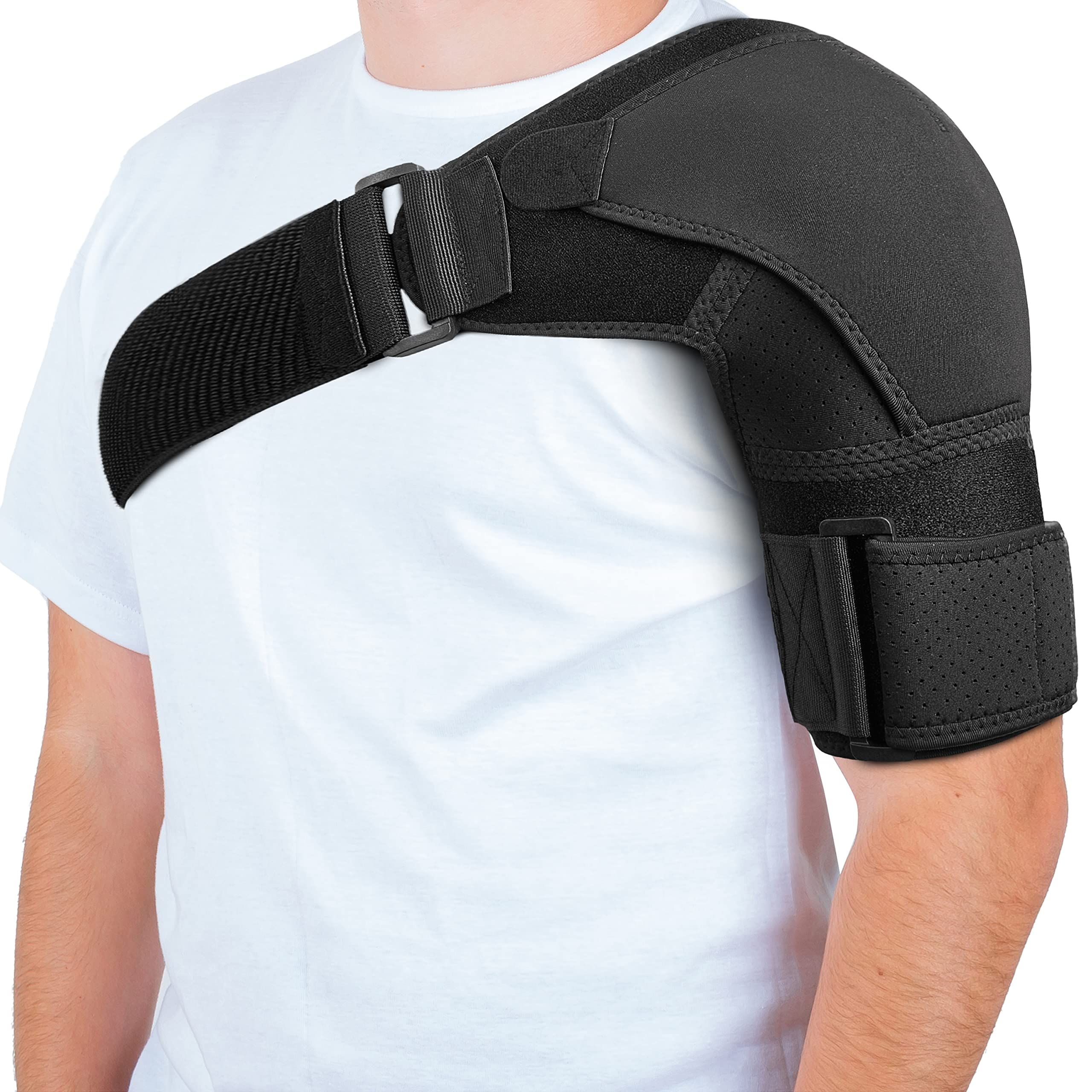 Shoulder Brace for Women - Injury Recovery Compression Support Sleeve - for Rotator Cuff Injuries, Arthritis, Sprain, Dislocation