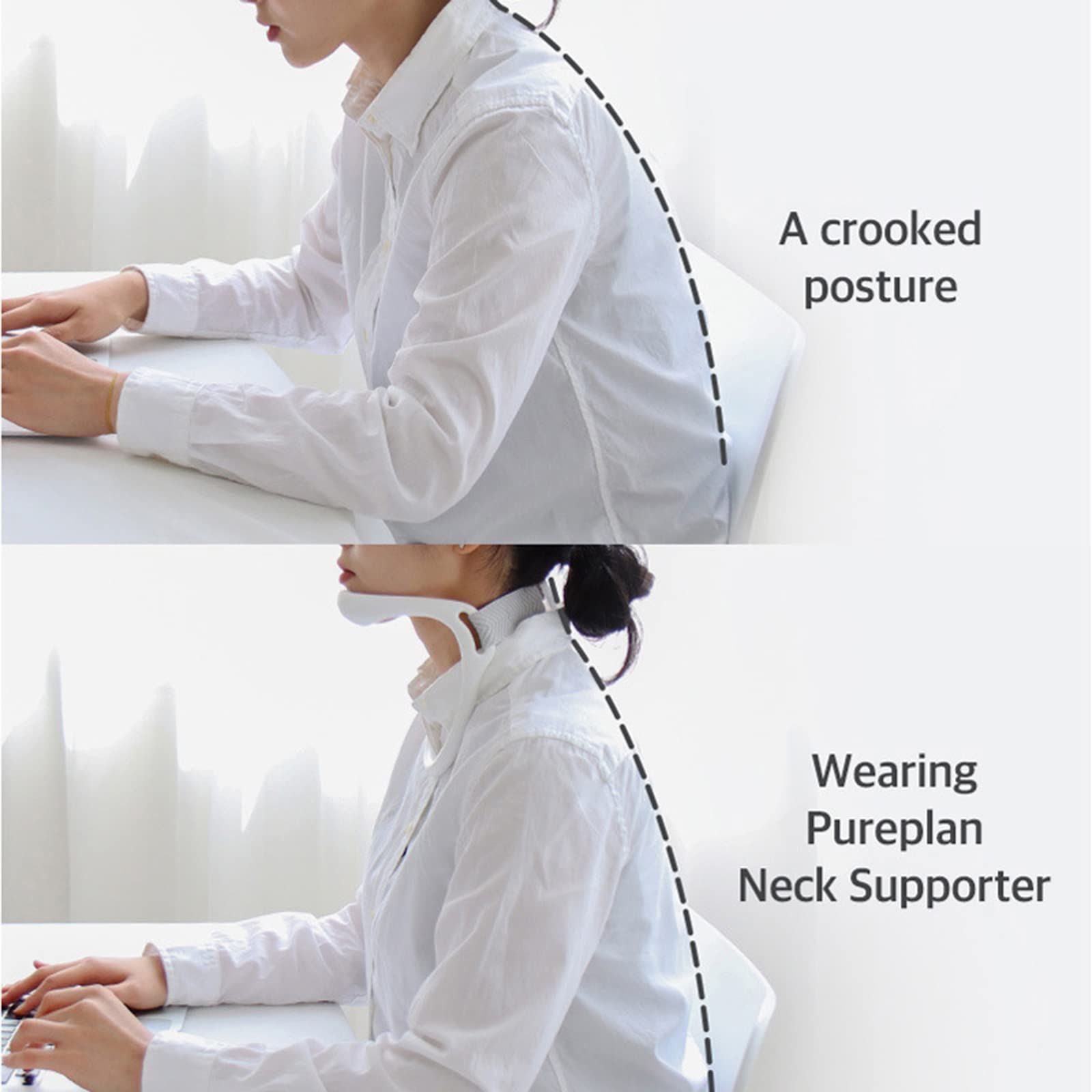 Neck Brace Prevent Hunchback Neck Support Neck Stretcher Cervical Traction Cervical Neck Traction Device Correction - Image 4