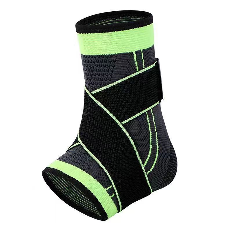 Ankle Brace for Men&Women Adjustable Compression Ankle Support Ankle Sleeve for Plantar Fasciitis,Achilles Tendon (Green, X-Large