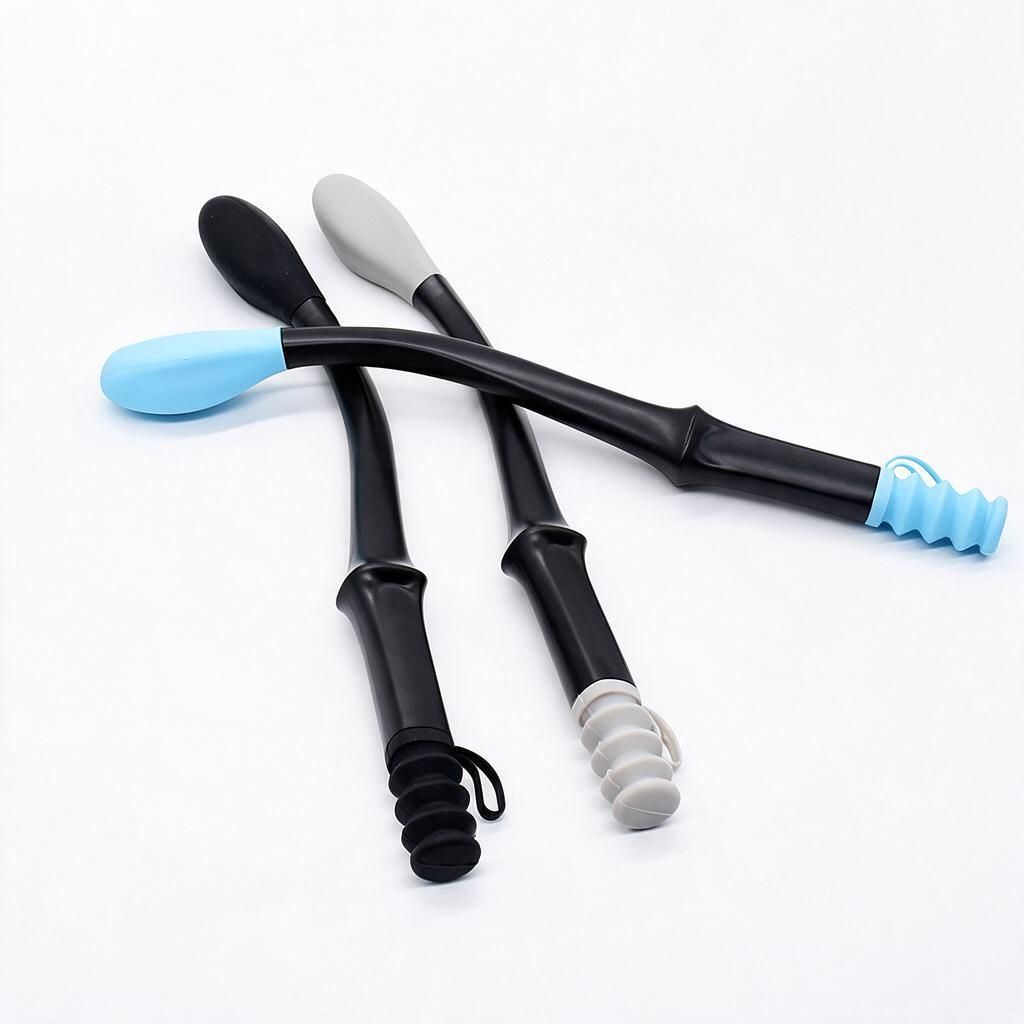 Long Handle Toilet Paper Wiping Aid Bottom Wiper Tool for Elderly Pregnant Black - Image 8