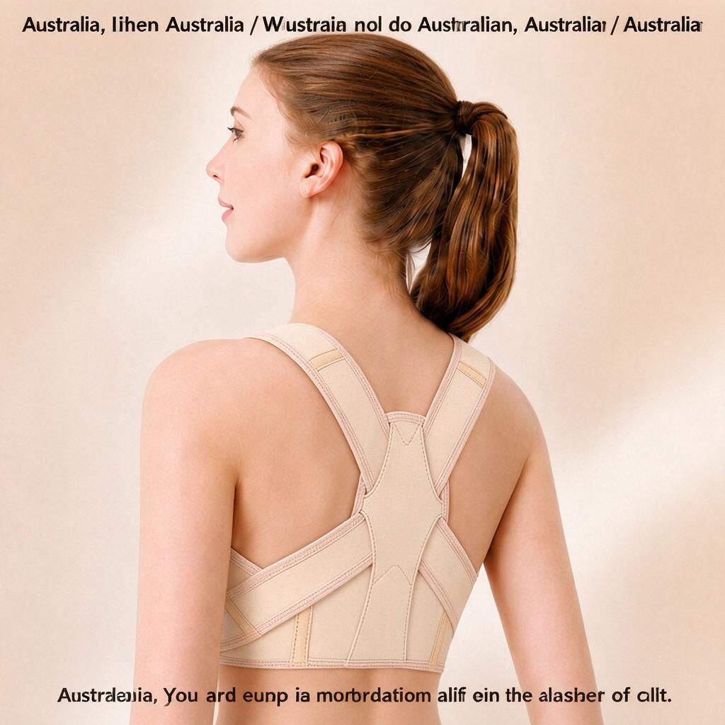 Pink L/XL Back Posture Trainer Shoulder Alignment Strap for Adults Breathable Mesh Desk Work Home Gym - Image 3