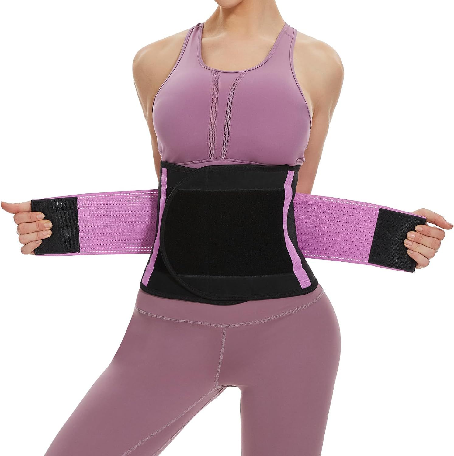 Waist Trainer Belt for Women, Adjustable Slimming Body Shaper with Dual Straps, Back Brace Cincher for Fitness Workout, Unisex - Image 8