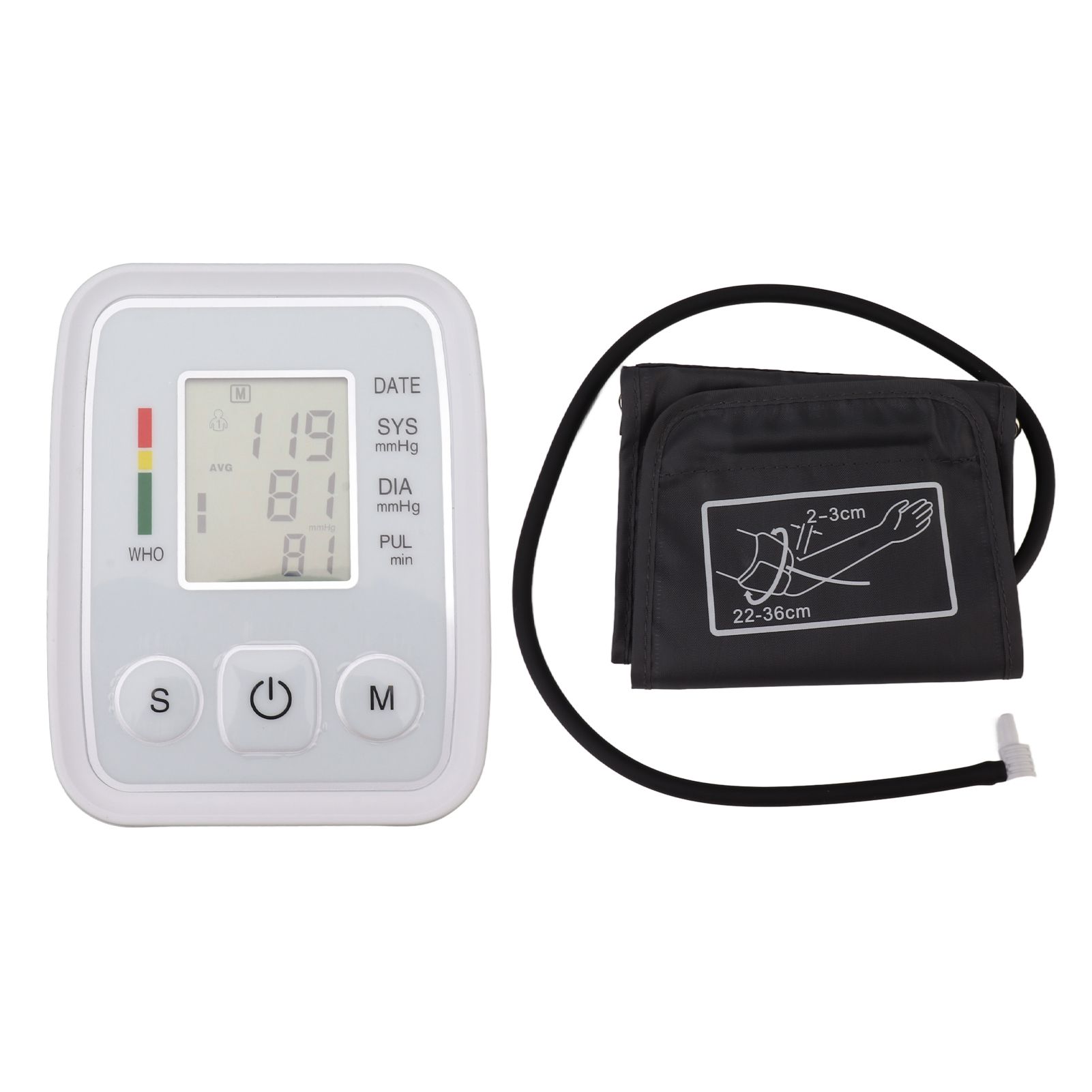 Upper Arm Blood Pressure Monitor with Wide Range Cuff Blood Pressure Machine with Large Digital Display English Voice Broadcast - Image 3
