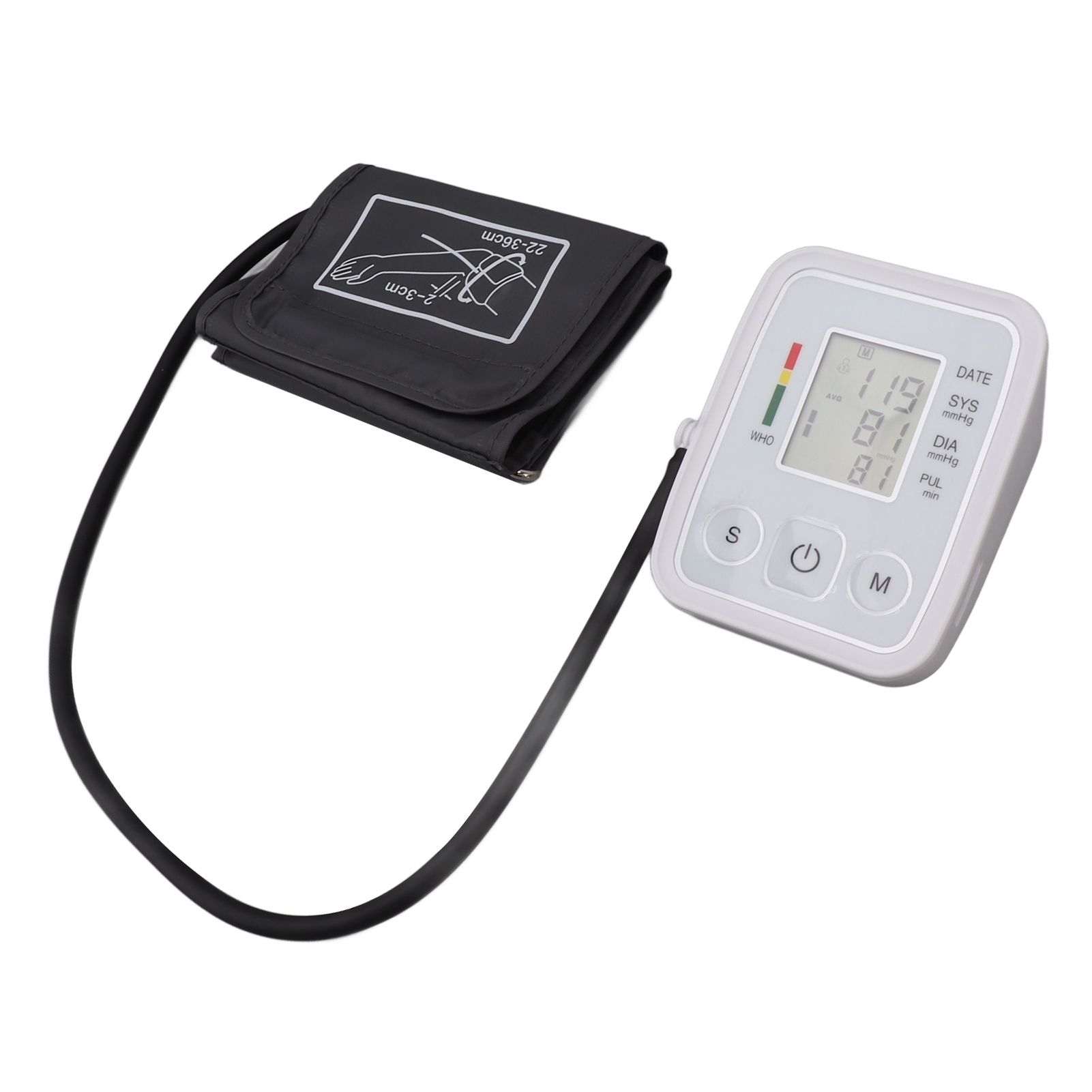 Upper Arm Blood Pressure Monitor with Wide Range Cuff Blood Pressure Machine with Large Digital Display English Voice Broadcast - Image 4