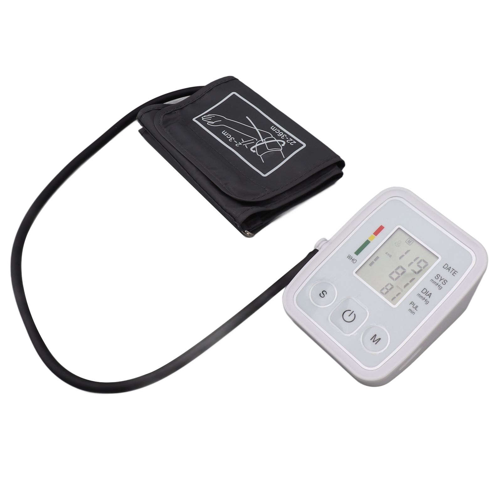 Upper Arm Blood Pressure Monitor with Wide Range Cuff Blood Pressure Machine with Large Digital Display English Voice Broadcast - Image 5