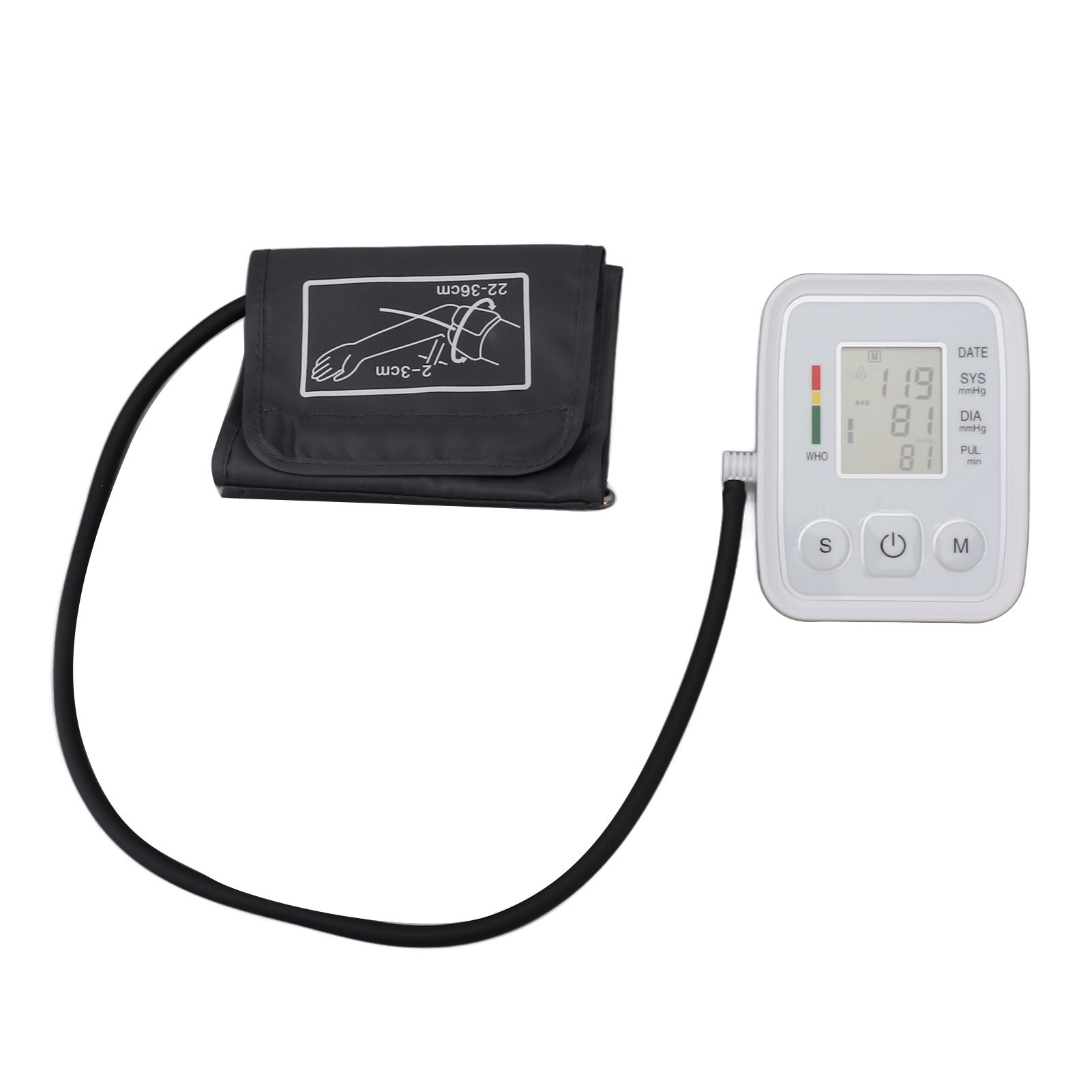 Upper Arm Blood Pressure Monitor with Wide Range Cuff Blood Pressure Machine with Large Digital Display English Voice Broadcast - Image 7