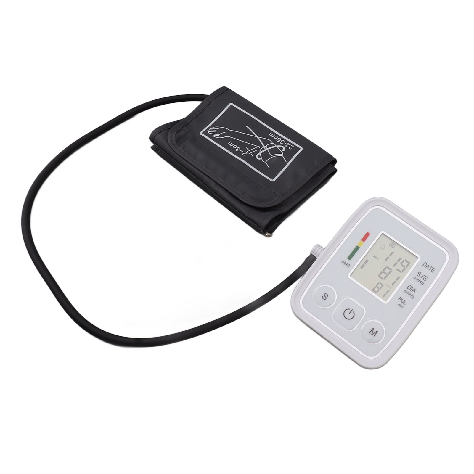 Upper Arm Blood Pressure Monitor with Wide Range Cuff Blood Pressure Machine with Large Digital Display English Voice Broadcast - Image 8