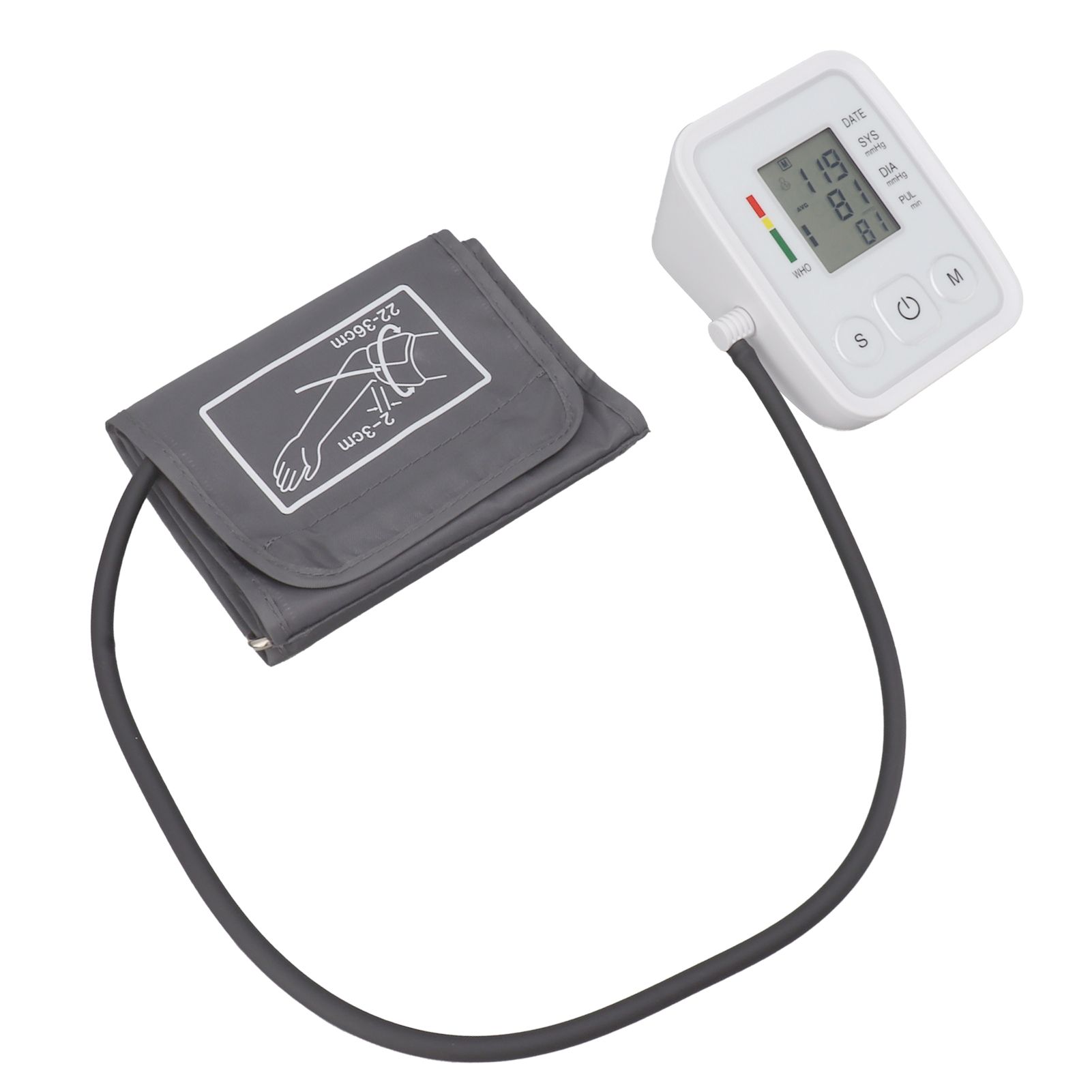 Upper Arm Blood Pressure Monitor with Wide Range Cuff Blood Pressure Machine with Large Digital Display English Voice Broadcast - Image 9