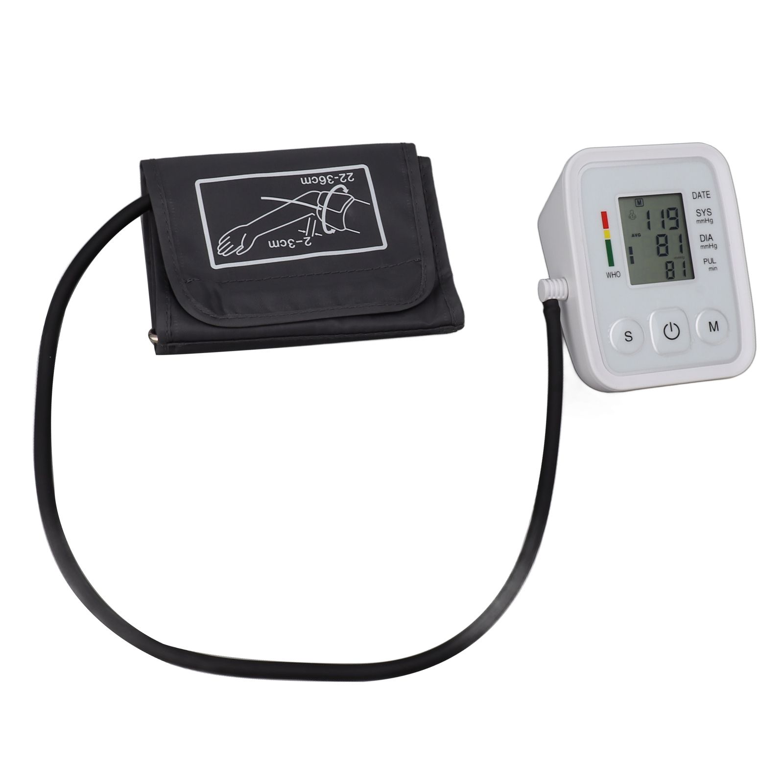 Upper Arm Blood Pressure Monitor with Wide Range Cuff Blood Pressure Machine with Large Digital Display English Voice Broadcast - Image 11