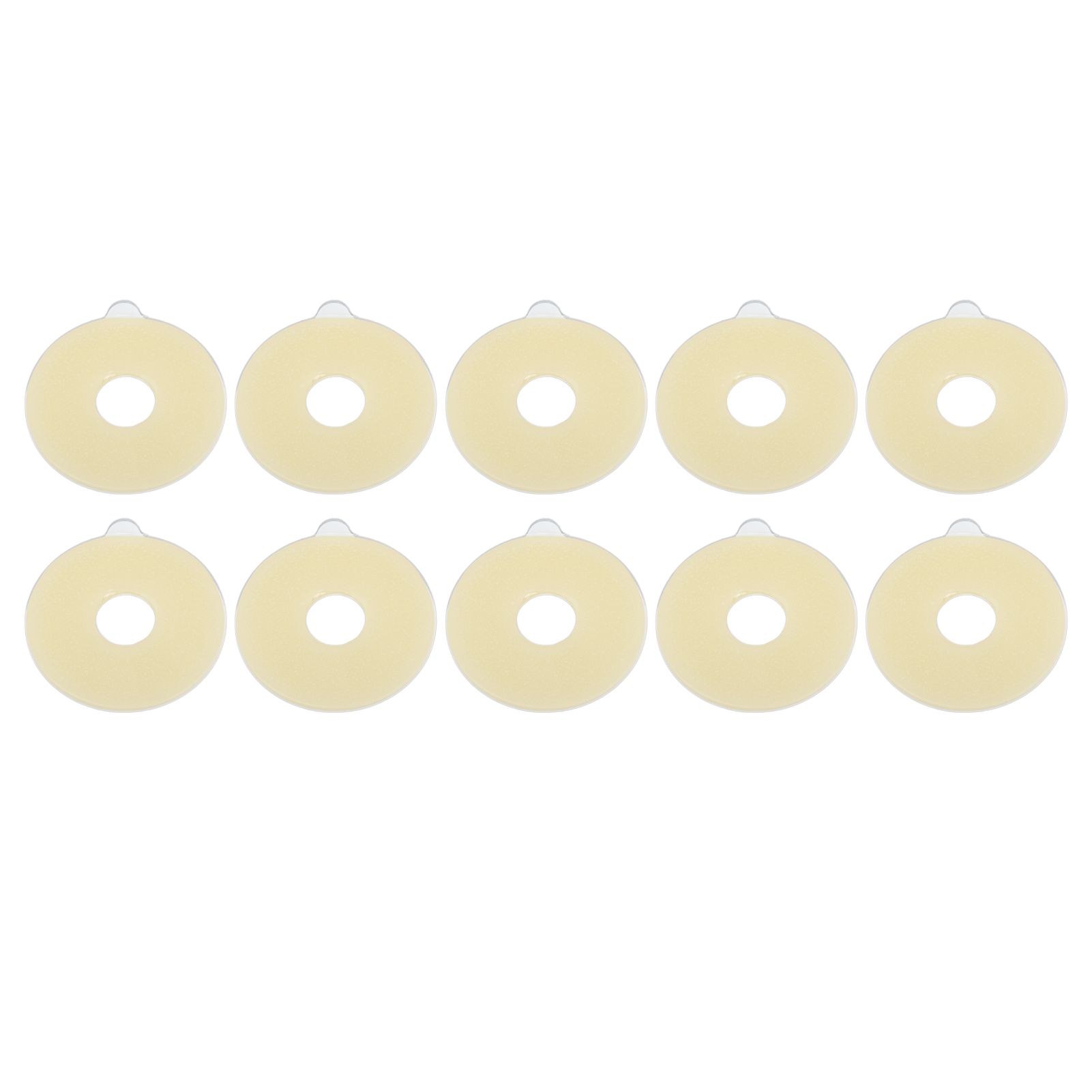 10PCS Ostomy Barrier Rings Moldable Ostomy Rings Hydrocolloid Adhesive Barrier Rings for Ostomy Bags