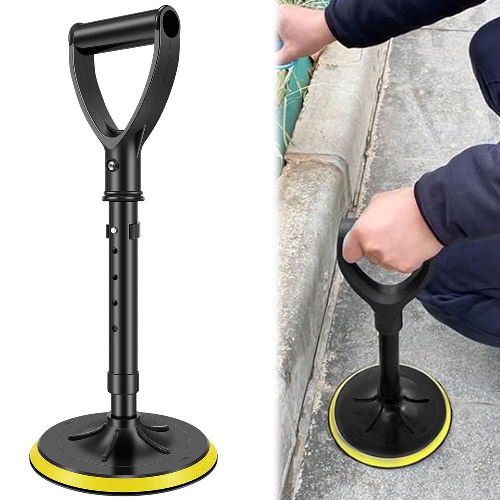 Mobility Aids Tool for Elderly, Height Adjustable Stand Assist Aid, Metal Standup Helper Elderly Stand Assist Devices Tool to Help Get Up from Floor with 6inch Base for Seniors
