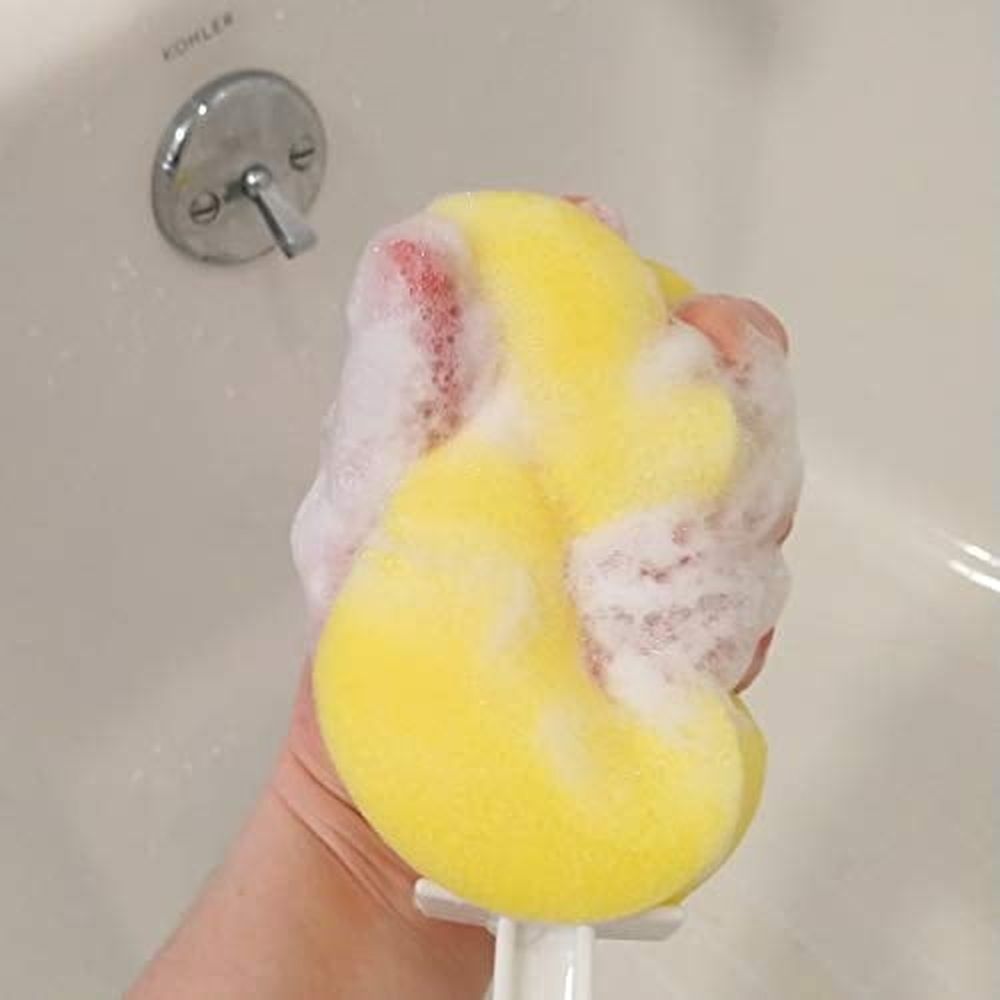 I got Your Back Long Handle Back Scrubber for Shower with 8 Sponge | Body Sponge for Shower | Mobility Aid | 0.1 Pound - Image 4