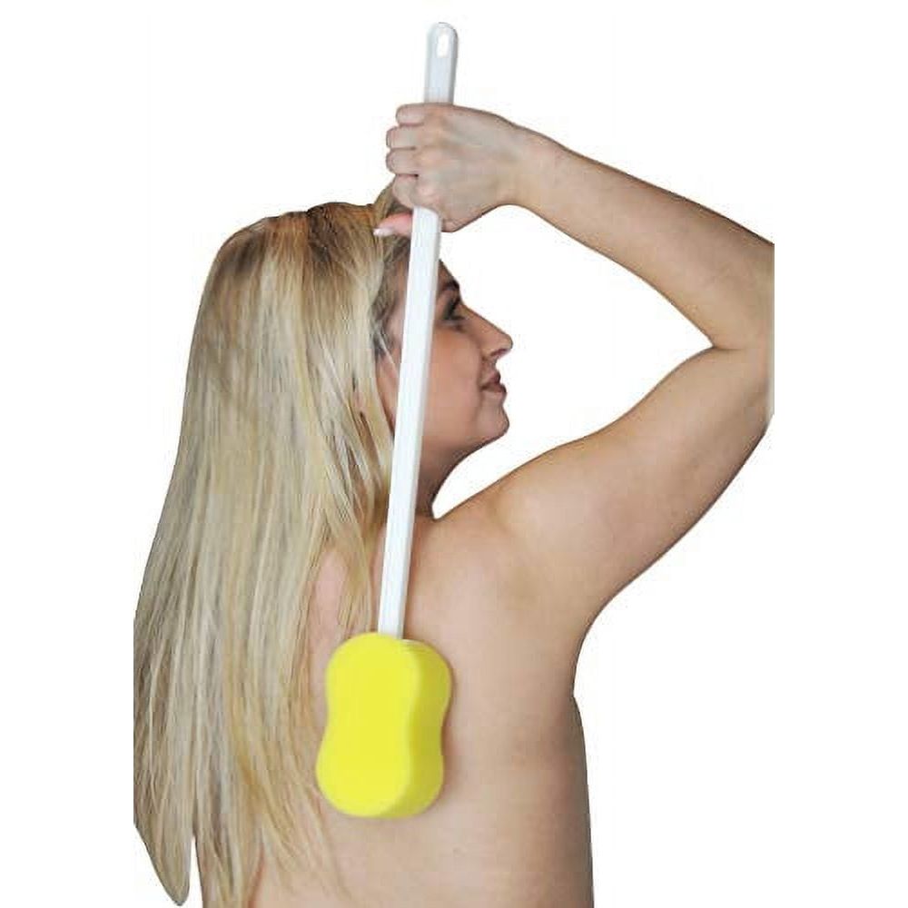 I got Your Back Long Handle Back Scrubber for Shower with 8 Sponge | Body Sponge for Shower | Mobility Aid | 0.1 Pound - Image 5