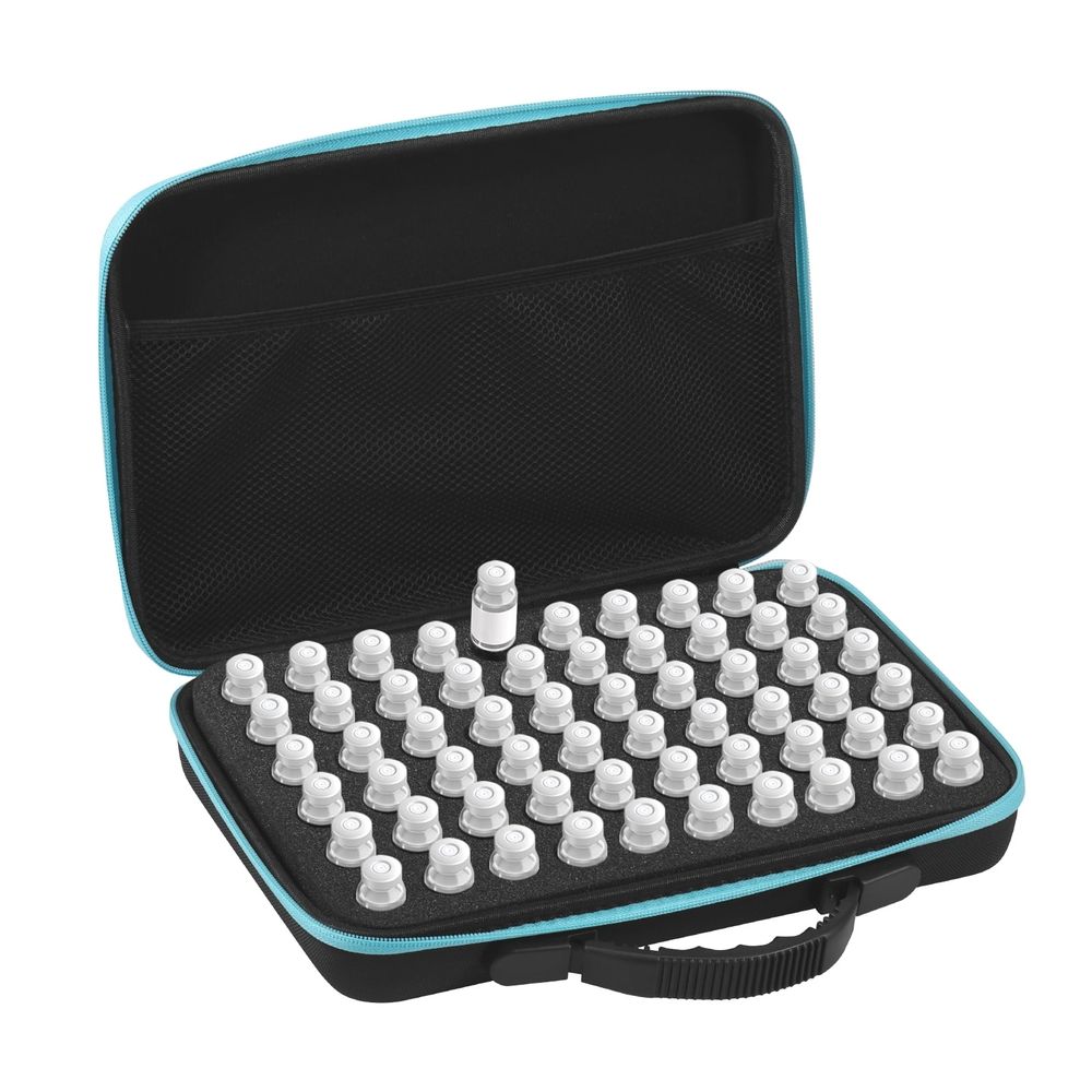 60 Slot Insulin Vial Protector Case, Insulin Storage Organizer, Suitable for Standard 5-10ml Vial Portable Pancreatic Hormone Bottle Protector Case for Storage